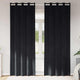 Vidaxl verduisterende gordijnen 2 pcs zwart 140 x 260 cm fluweel
