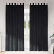 Vidaxl verduisterende gordijnen 2 pcs zwart 140 x 245 cm fluweel