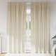 Vidaxl verduisterende gordijnen 2 pcs crème 140 x 245 cm fluweel