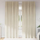 Vidaxl verduisterende gordijnen 2 pcs crème 140 x 260 cm fluweel