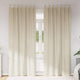 Vidaxl verduisterende gordijnen 2 pcs crème 140 x 260 cm fluweel