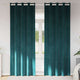 Vidaxl verduisterende gordijnen 2 pcs donkergroen 140 x 225 cm fluweel