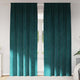 Vidaxl verduisterende gordijnen 2 pcs donkergroen 140 x 245 cm fluweel