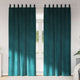Vidaxl verduisterende gordijnen 2 pcs donkergroen 140 x 245 cm fluweel
