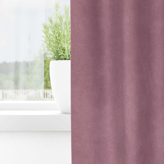 Vidaxl verduisterende gordijnen 2 pcs donkerroze 140 x 140 cm fluweel