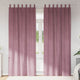 Vidaxl verduisterende gordijnen 2 pcs donkerroze 140 x 260 cm fluweel