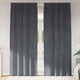 Vidaxl verduisterende gordijnen 2 pcs lichtgrijs 140 x 245 cm fluweel