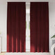 Vidaxl verduisterende gordijnen 2 pcs wijnrood 140 x 225 cm fluweel