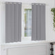 Vidaxl zwart-out gordijnen met ringen 2 pcs lichtgrijs 175 x 140 cm