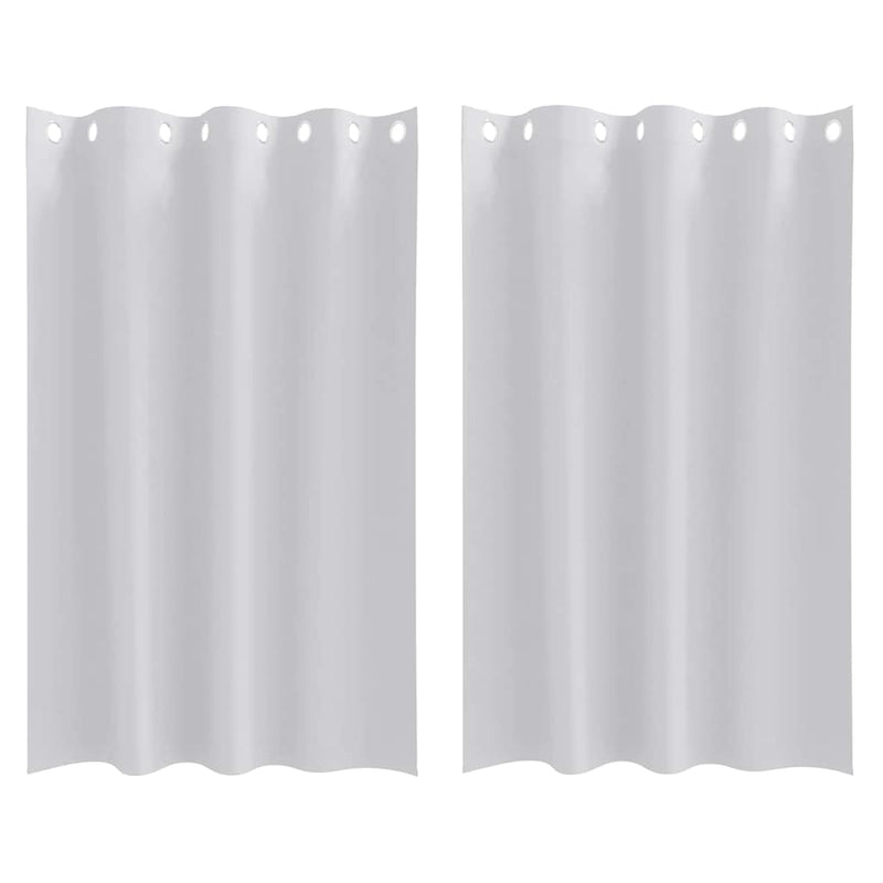 Load image into Gallery viewer, Vidaxl zwart-out gordijnen met ringen 2 pcs bleekgrijs 175 x 140 cm

