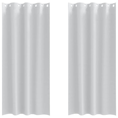 Vidaxl zwart-out gordijnen met ringen 2 pcs bleekgrijs 260 x 140 cm