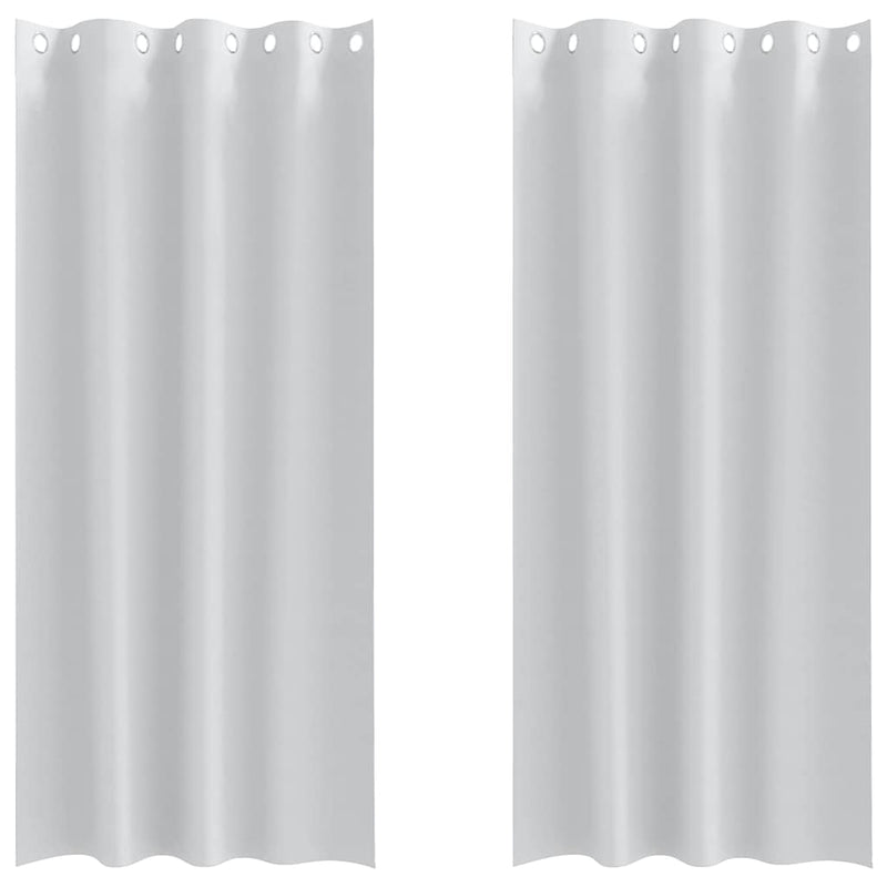 Load image into Gallery viewer, Vidaxl zwart-out gordijnen met ringen 2 pcs bleekgrijs 260 x 140 cm
