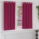 Vidaxl zwart-out gordijnen met ringen 2 pcs wijnrood 175 x 140 cm