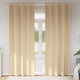 Vidaxl zwart-out gordijnen met ringen 2 pcs crème 260 x 140 cm