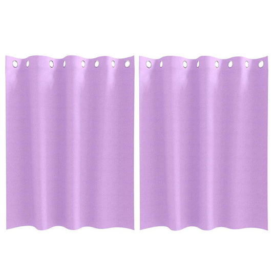 Vidaxl zwart-out gordijnen met ringen 2 pcs paars 140 x 140 cm