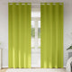 Vidaxl zwart-out gordijnen met ringen 2 pcs groen 245 x 140 cm