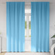 Vidaxl zwart-out gordijnen met ringen 2 pcs lichtblauw 260 x 140 cm