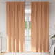 Vidaxl zwart-out gordijnen met ringen 2 pcs licht bruin 260 x 140 cm