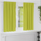 Vidaxl zwart-out gordijnen met ringen 2 pcs groen 175 x 140 cm
