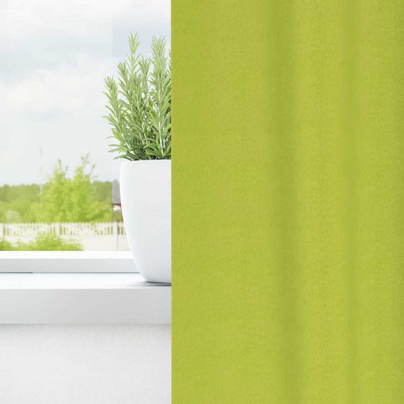 Load image into Gallery viewer, Vidaxl zwart-out gordijnen met ringen 2 pcs groen 260 x 140 cm
