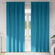 Vidaxl zwart-out gordijnen met ringen 2 pcs turquoise 260 x 140 cm