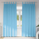 Vidaxl zwart-out gordijnen met ringen 2 pcs lichtblauw 260 x 140 cm
