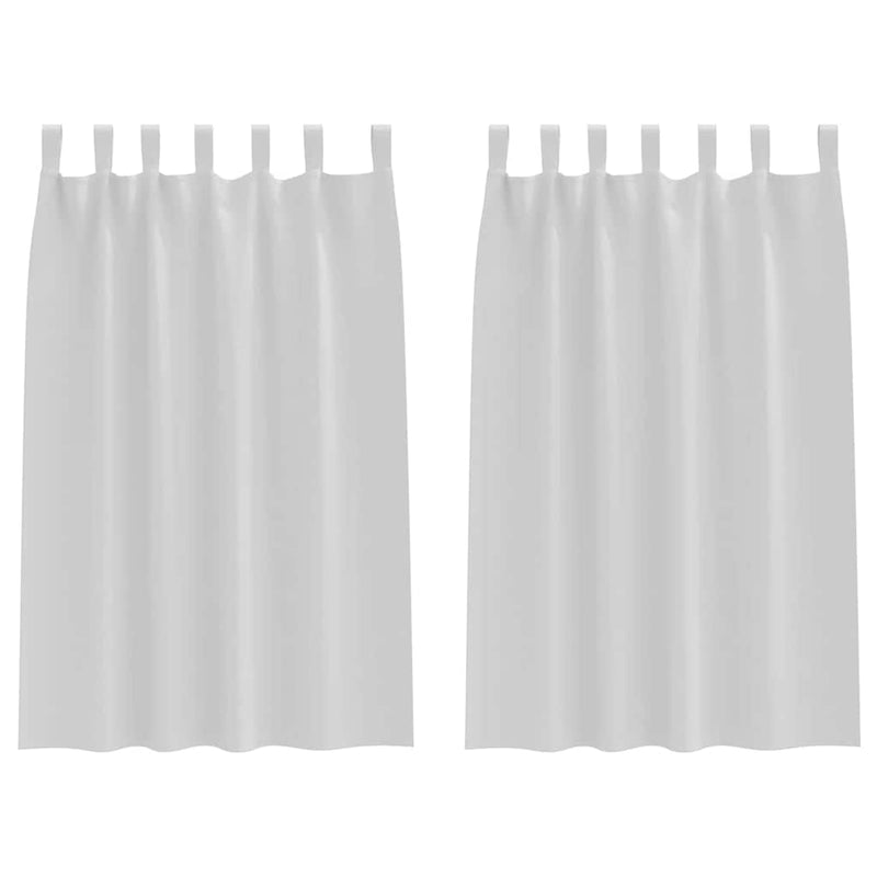 Load image into Gallery viewer, Vidaxl zwart-out gordijnen met ringen 2 pcs bleekgrijs 175 x 140 cm
