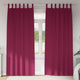 Vidaxl zwart-out gordijnen met ringen 2 pcs wijnrood 260 x 140 cm