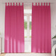 Vidaxl zwart-out gordijnen met ringen 2 pcs felroze 225 x 140 cm