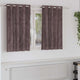 Vidaxl velvet gordijnen met gordijnen 2 pcs bruin 140 x 140 cm fluweel