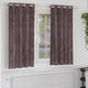 Vidaxl velvet gordijnen met gordijnen 2 pcs bruin 175 x 140 cm fluweel