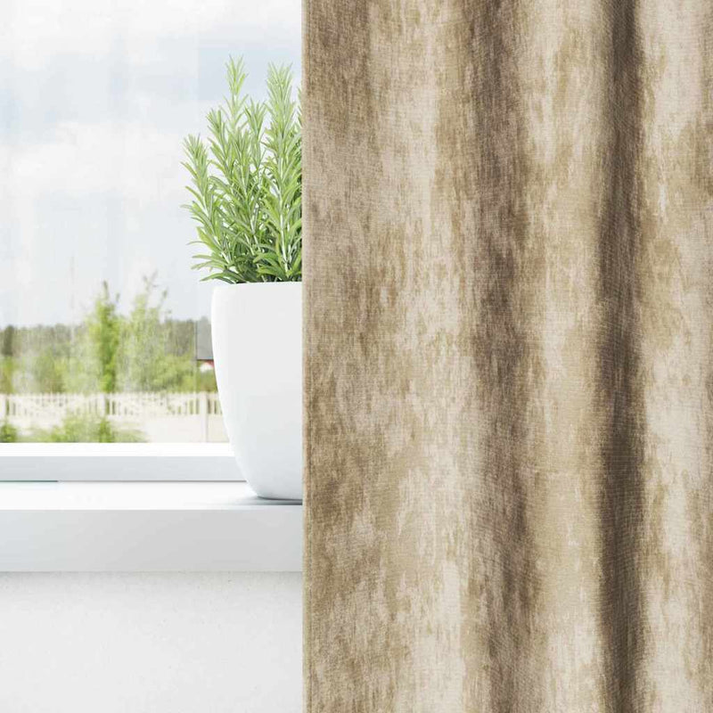Load image into Gallery viewer, Vidaxl velvet gordijnen met gordijnen 2 pcs crème 225 x 140 cm fluweel
