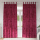 Vidaxl velvet gordijnen 2 pcs wijnrood 225 x 140 cm fluweel