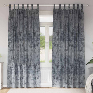 Vidaxl velvet gordijnen 2 pcs zilvergrijs 225 x 140 cm fluweel