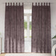 Vidaxl velvet gordijnen met gordijnen 2 pcs bruin 245 x 140 cm fluweel