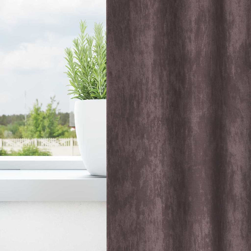 Load image into Gallery viewer, Vidaxl velvet gordijnen met gordijnen 2 pcs bruin 260 x 140 cm fluweel
