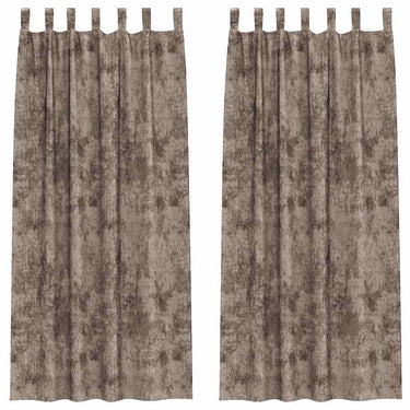 Vidaxl velvet gordijnen 2 pcs cappuccino 225 x 140 cm fluweel
