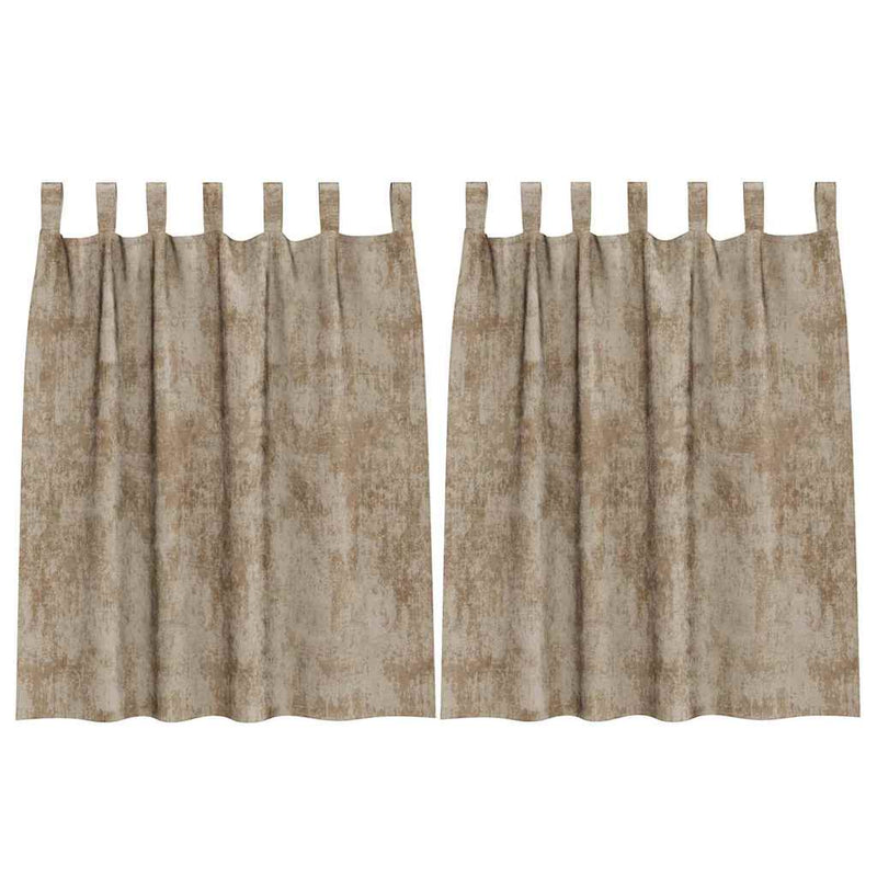 Load image into Gallery viewer, Vidaxl velvet gordijnen 2 pcs champagne 140 x 140 cm fluweel
