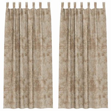 Vidaxl velvet gordijnen 2 pcs champagne 225 x 140 cm fluweel