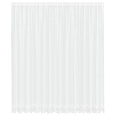 Vidaxl kantgordijn met gordijnen wit 400 ×300 cm polyester