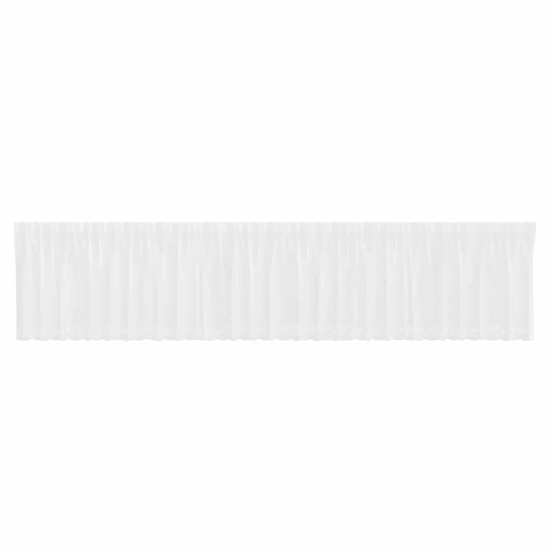 Load image into Gallery viewer, Vidaxl kantgordijn met gordijnen wit 750 x 100 cm polyester
