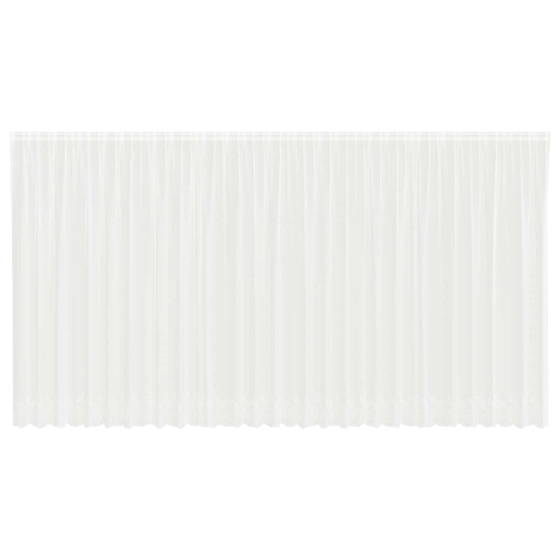 Load image into Gallery viewer, Vidaxl kantgordijn met gordijnen wit 750 x 240 cm polyester
