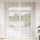Vidaxl voile gordijn met gordijnen 2 pcs crème 245 x 140 cm polyester