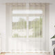 Vidaxl voile gordijn met gordijnen 2 pcs zand 225 x 140 cm polyester