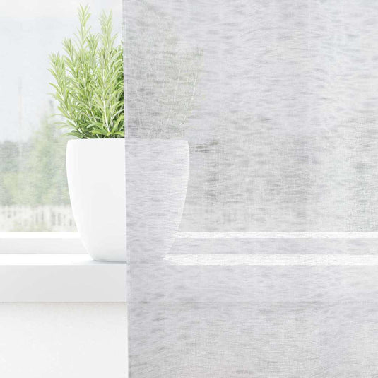 Vidaxl voile gordijn 2 pcs lichtgrijs 140 x 140 cm polyester