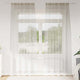Vidaxl voile gordijn met gordijnen 2 pcs crème 245 x 140 cm polyester