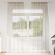 Vidaxl voile gordijn met gordijnen 2 pcs zand 225 x 140 cm polyester