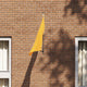 Vidaxl vlaggen mast houder zwart 15 x 3 x 0,35 cm staal
