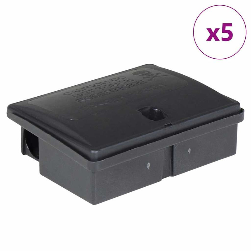 Load image into Gallery viewer, Vidaxl muizenvallen 5 st 13x10x4 cm zwart
