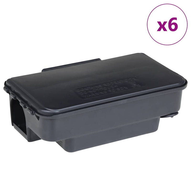 Load image into Gallery viewer, Vidaxl muizenvallen 6 st 22x12,5x7,5 cm zwart
